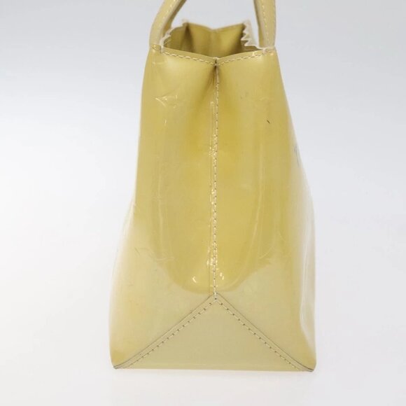 LOUIS VUITTON Monogram Vernis Wilshire PM Hand Bag Broncorail - Picture 4 of 15